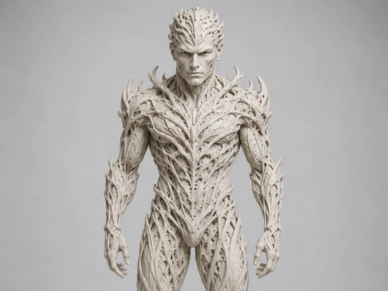 Uomo da design parametrico