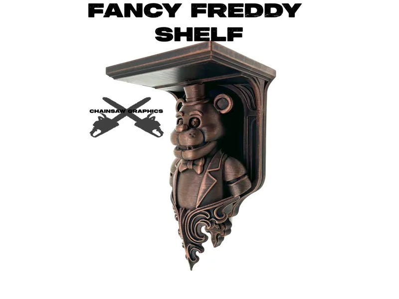 Freddy Fazbear FNAF wall mounted shelf