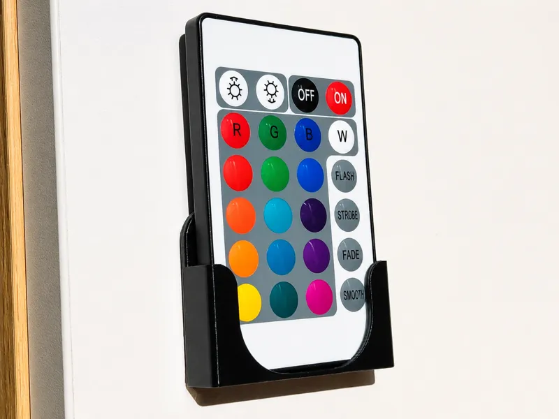RGB LED Remote Control Holder