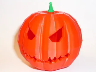 low-poly Pumpkin