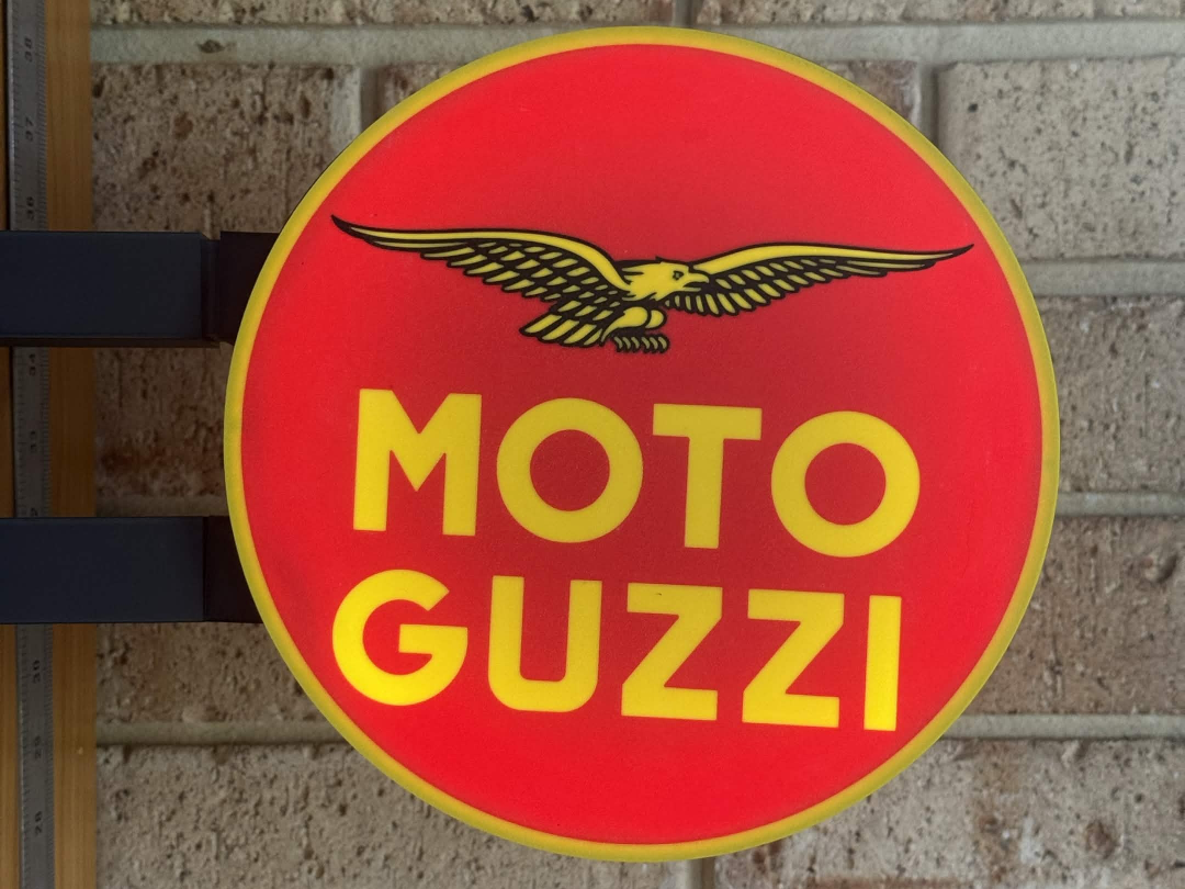 Moto Guzzi Singal or double sided lightbox