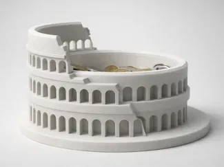 Colosseum Key Bowl
