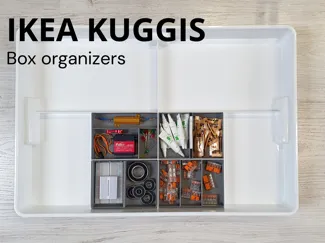 IKEA KUGGIS box organizers 