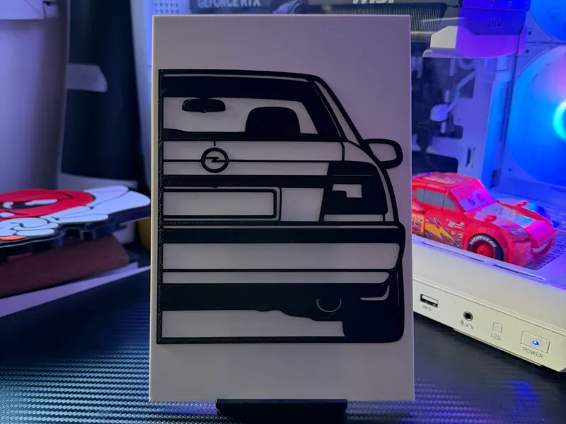 Opel vectra 2d decoración 