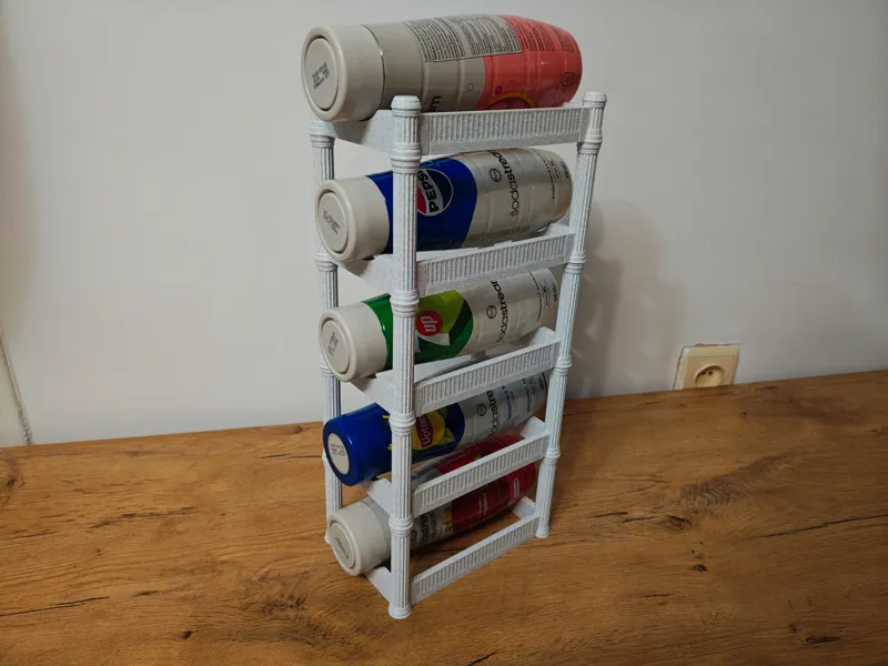 Soda Stream vertical bottle holder