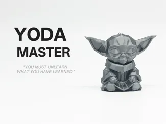 Mini Yoda is training ...