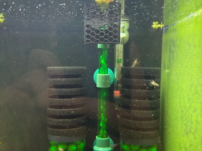 适配仟锐水妖精出水口消泡防溅罩