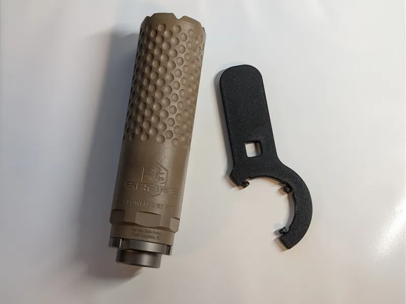Suppressor hub mount wrench