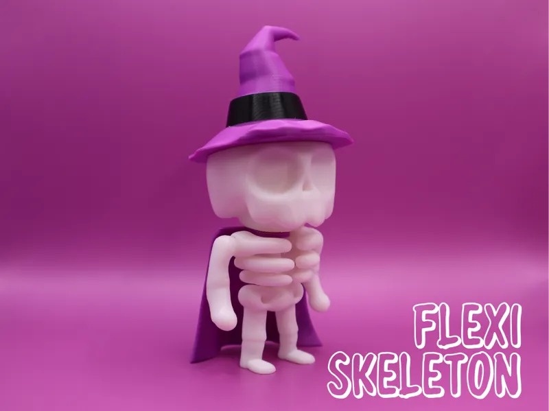 Flexi Skeleton - Articulated Halloween Witch toy