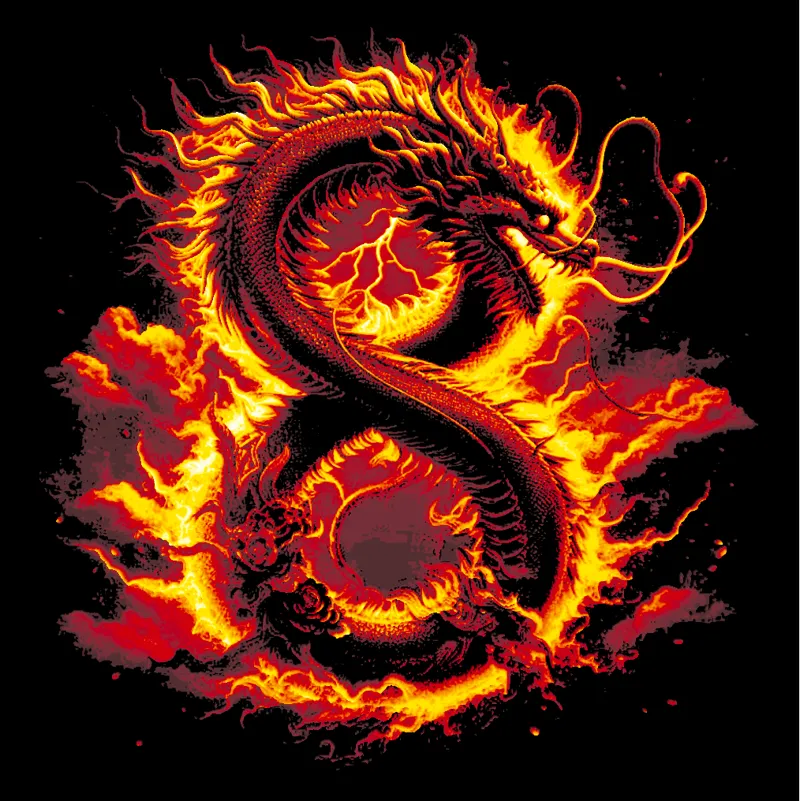 Fire Dragon - Hueforge