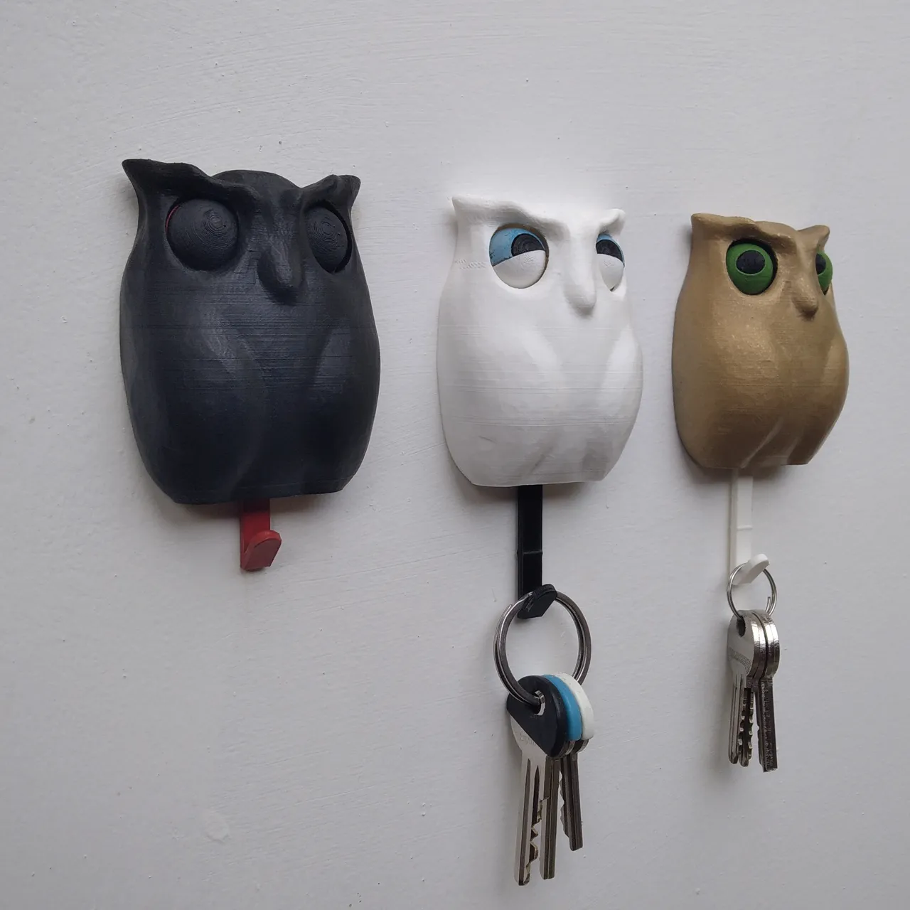 Magic Owl - Wall key holder view 3