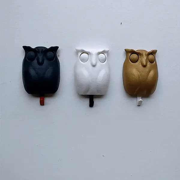 Magic Owl - Wall key holder view 4