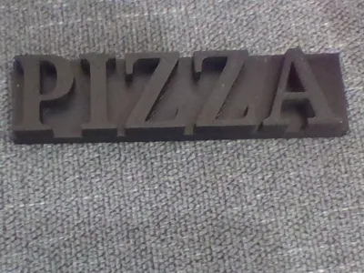 Pizza plaque 