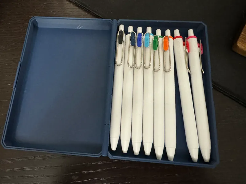 Pen Case with print-in-place hinge