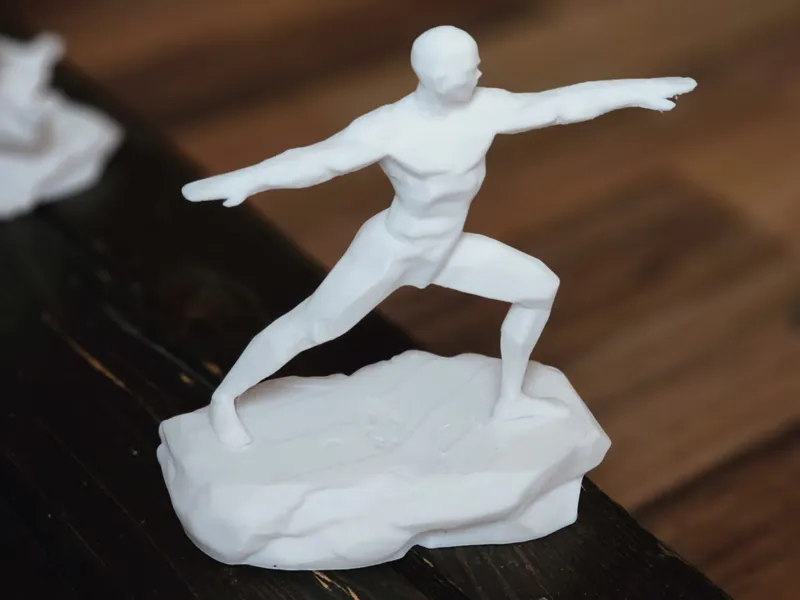 YOGA WARRIOR POSE FIGURE