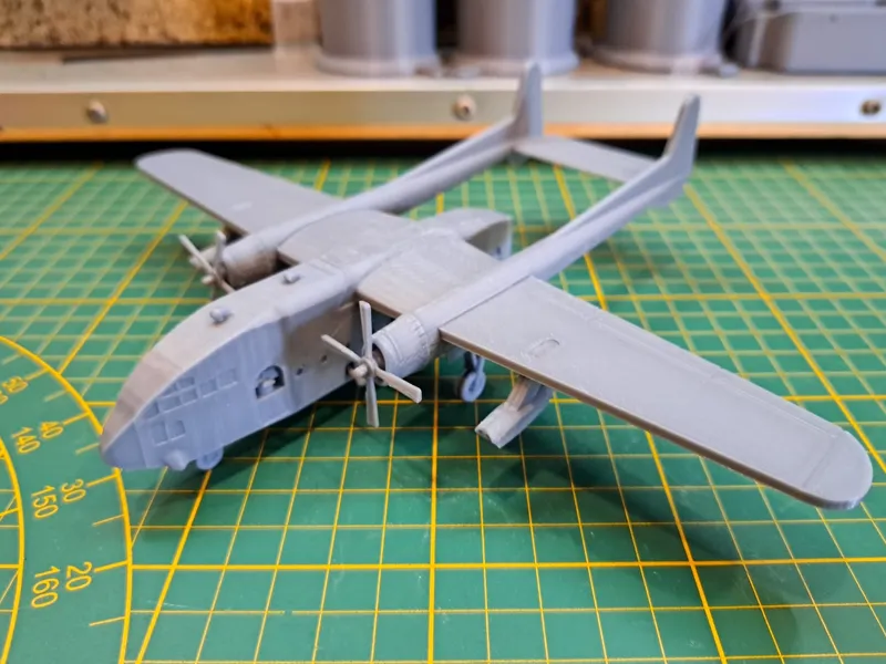 C-119 Flying Boxcar/AC119 Shadow Card Kit 1/144