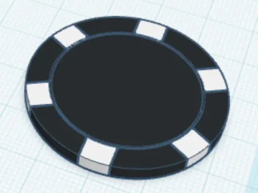 Poker Chip - Easy Two Piece