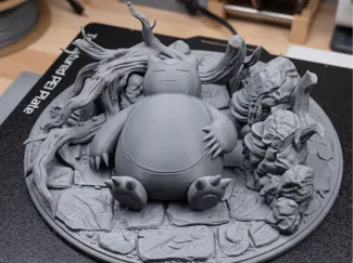 Snorlax Diorama