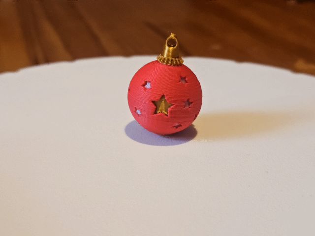 Cute Starry Christmas Bauble Earrings!
