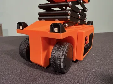 Modelo para impresión 3D: Cyberbrick Scissor Lift — vista de referencia 5