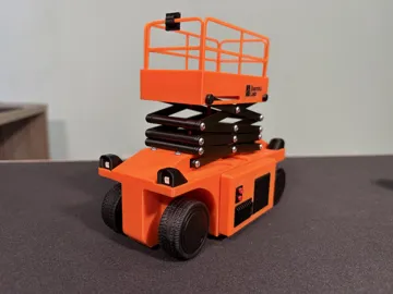 Modelo para impresión 3D: Cyberbrick Scissor Lift — vista de referencia 4