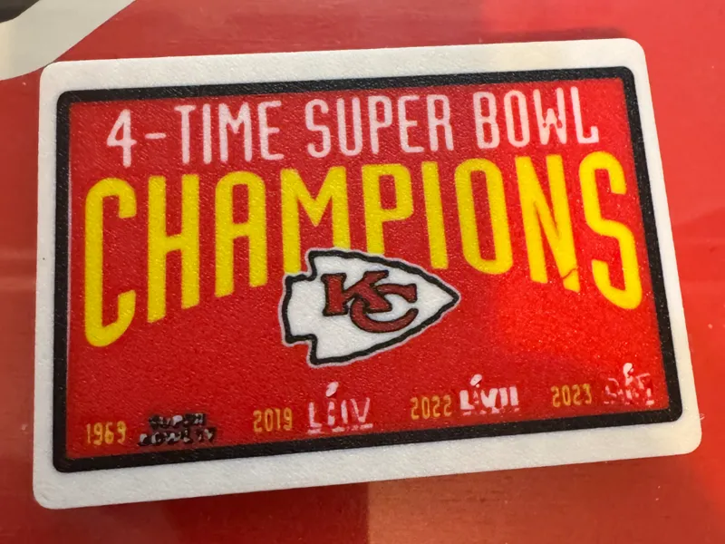 Kansas City Chiefs Super Bowl Coaster