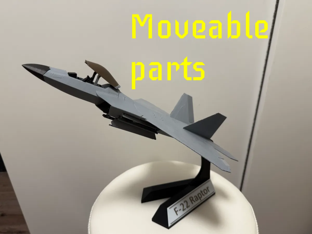 F-22 Raptor - Functional rockets - Free 3D Print Model - MakerWorld