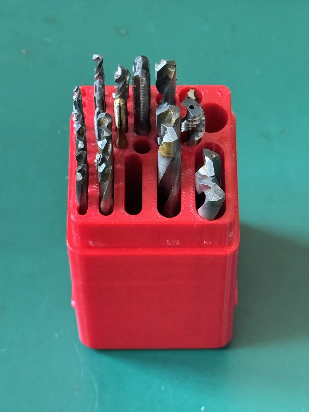 Tapper Box Tools Kit Tapping assistant, total 43 pieces, tap and drill bit storage box, M3 ...