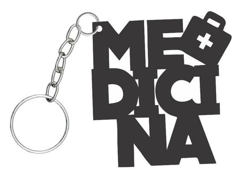 Chaveiro de Medicina - Acessório Profissional