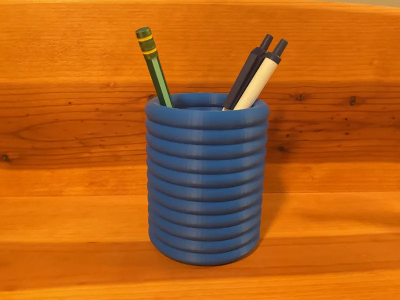Pencil holder that is looped