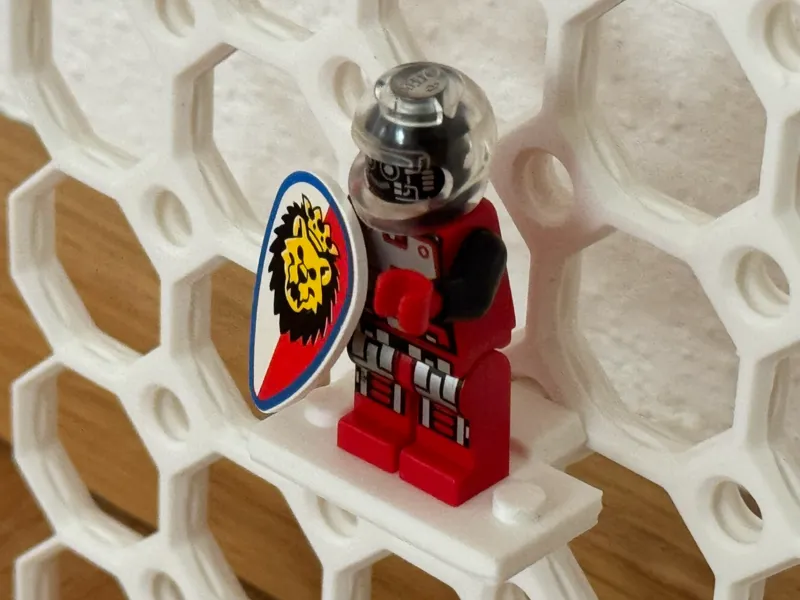 Compact Multiboard Minifig Stand with T-Bolt