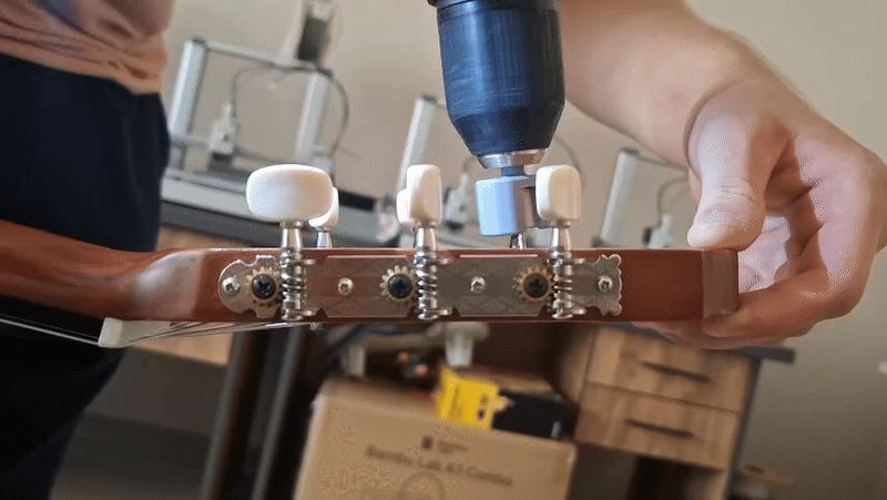 String Winder as Drill Bit