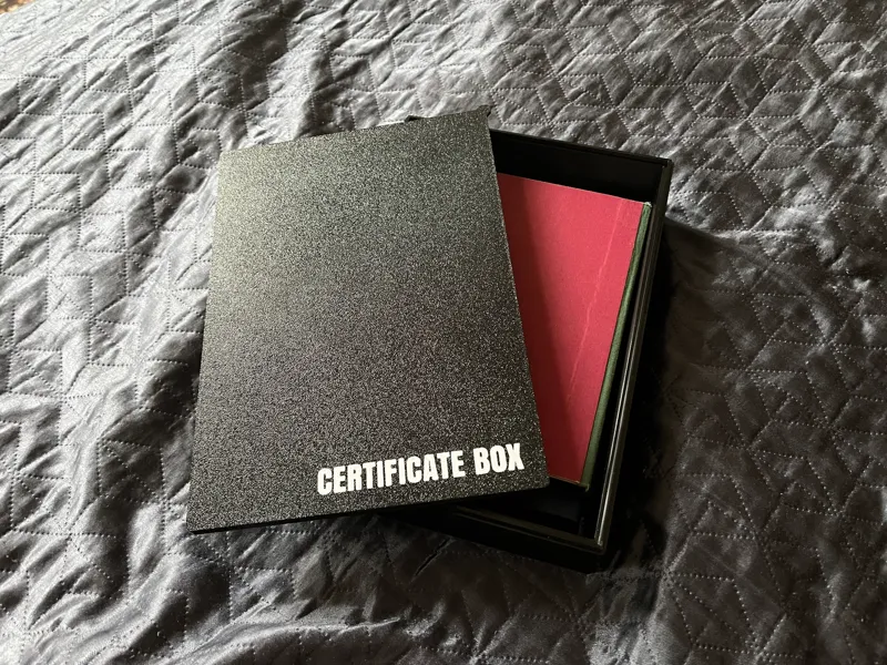 Storage Box for Your Certificates