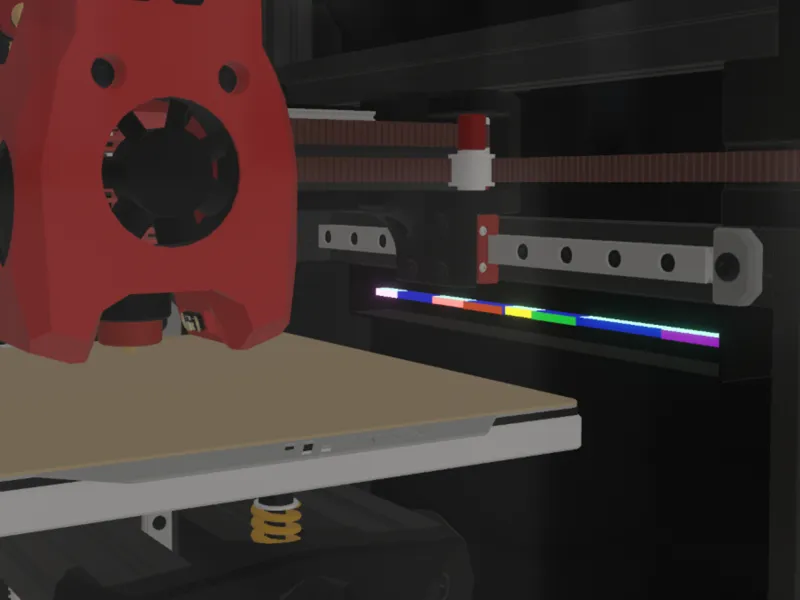 voron0.2 侧面rgb磁吸补光灯