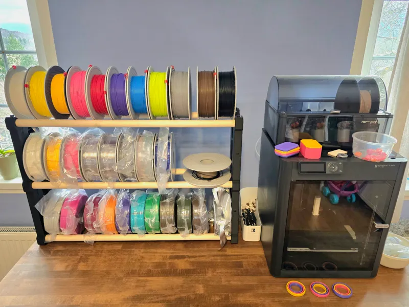 CyberRack: Heavy Duty Modular Filament Storage 