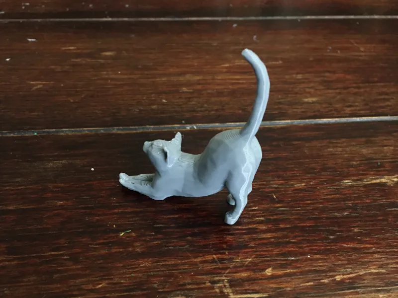 low poly cat