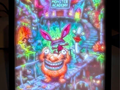 AAAHH!!! REAL MONSTERS, MONSTER ACADEMY LITHO