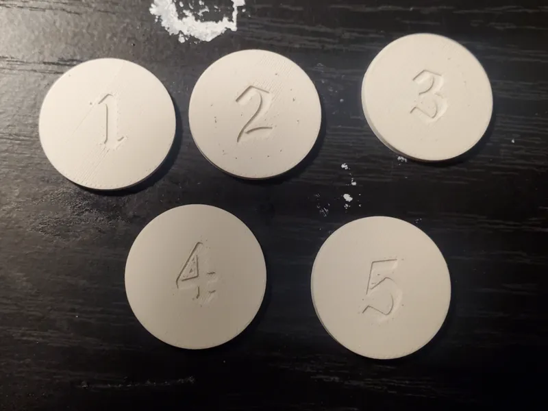 Dnd Number Token
