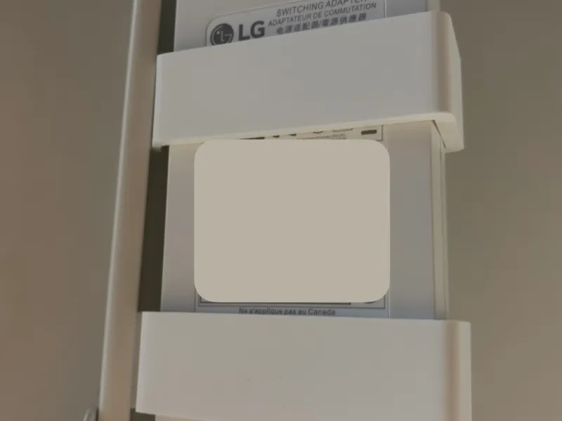 LG Ultrafine Power Supply Holder for IKEA Trotten