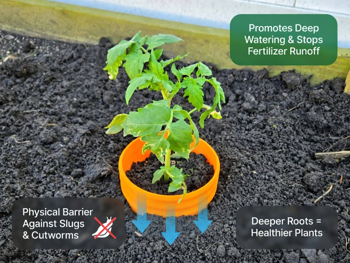 GROW RING ~ Garden Watering & Pest Barrier