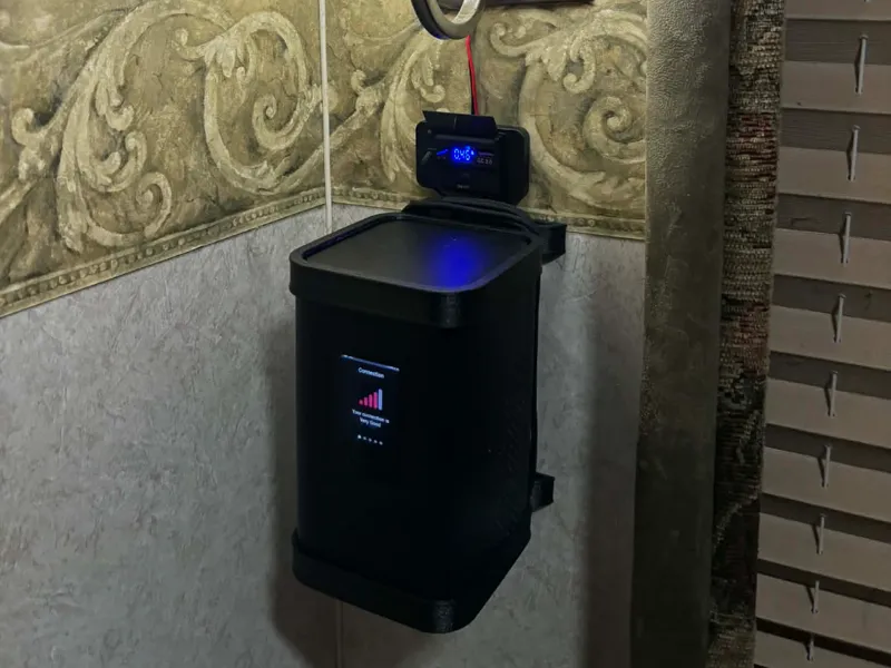 Secure KVD21 Mount with Cable Management