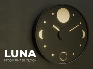 LUNA Wall Clock