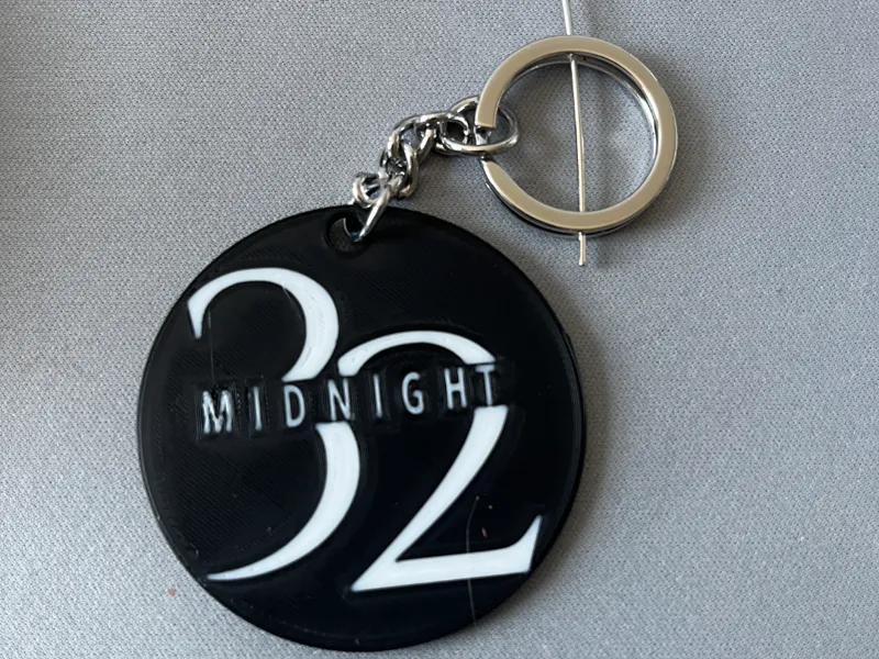 Midnight 32 Keychain