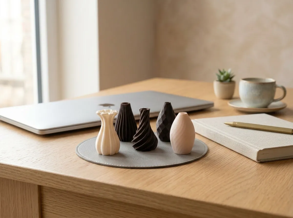 5 Mini Bud Vases Set view 3