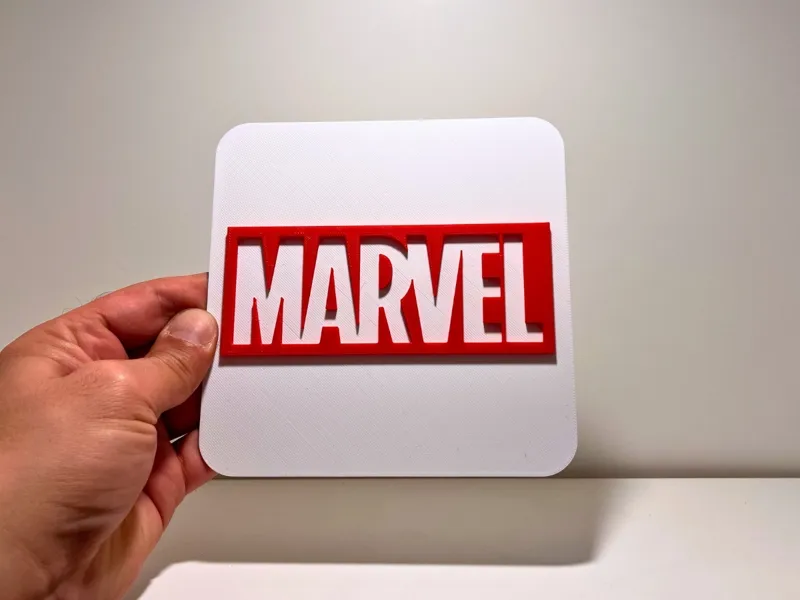 Pop Culture Fandom Logo Plate | Marvel