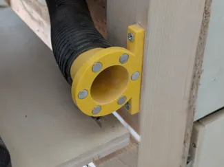 Dust System - Hose Junction to Wall