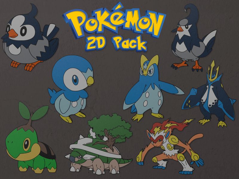 Pokemon 2D Pack #1