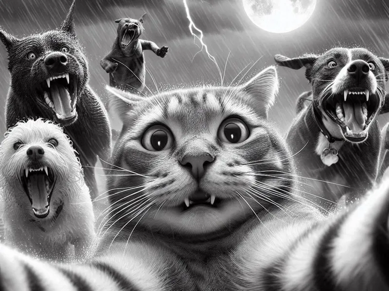 My last selfie, cat - HueForge