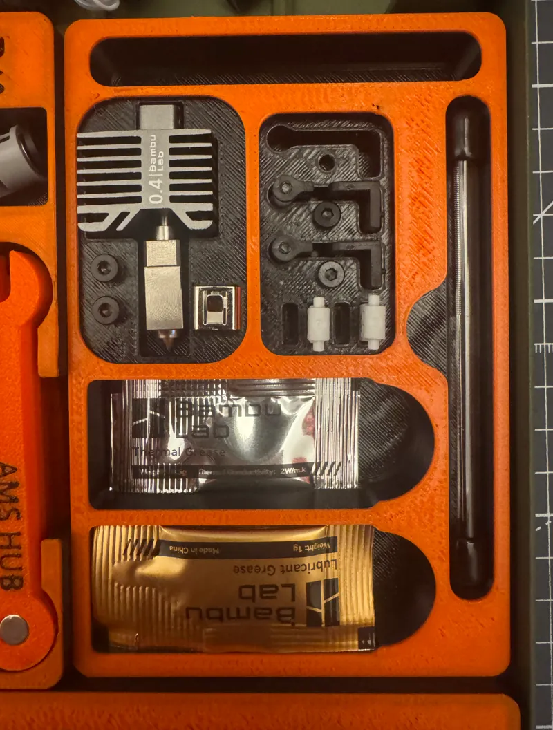 Gridfinity Drawer AMS Riser tools