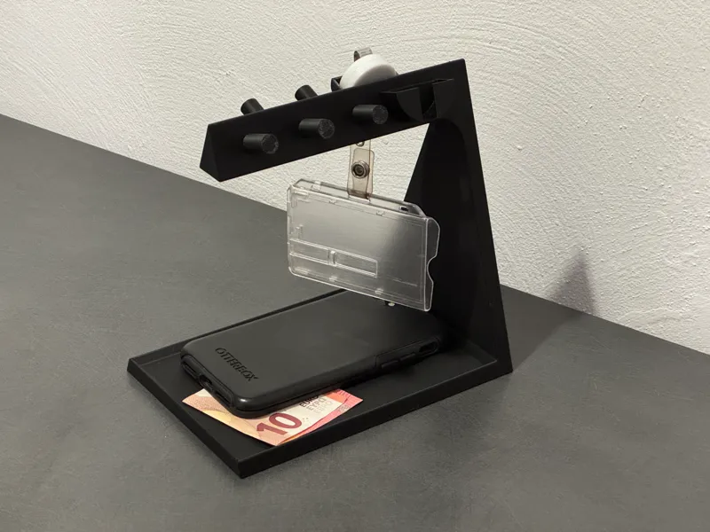 Modular Key Holder with Tray